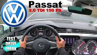 2020 Volkswagen Passat Variant 2.0 TDI 150 PS TOP SPEED AUTOBAHN DRIVE POV