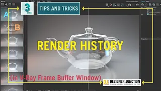 New VFB: Render History || Render History (in V-Ray Frame Buffer Window) TIPS AND TRICKS in Hindi