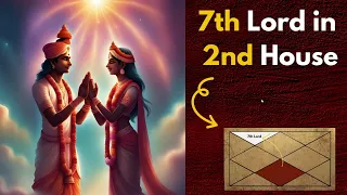 7TH LORD in the 2ND HOUSE of a Birth Chart in Vedic Astrology | Soma Vedic Astrology