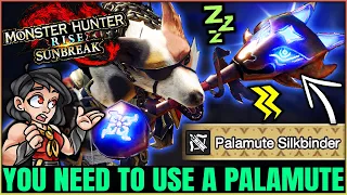 So Palamutes Are Secretly OP Now - INFINITE Paralysis & Sleep Status - Monster Hunter Rise Sunbreak!