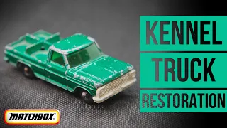 MATCHBOX restoration: 50C Ford F-100 Kennel Truck