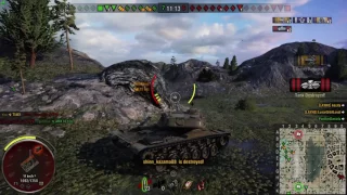 World of Tanks PS4 (console) T54E1 9 Kills ACE 5,681 Damage