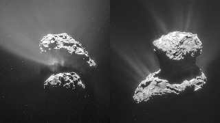 Comet 67P/Churyumov-Gerasimenko's coma seen by Rosetta