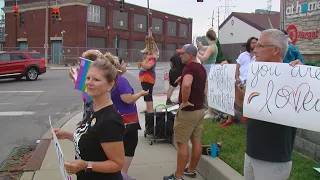 Pop-up Pride event held at Crossroads Church after controversial, 'transphobic' speaker