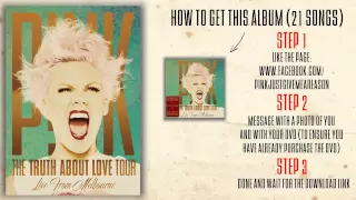 P!nk - Raise Your Glass (The Truth About Love Tour Live From Melbourne)