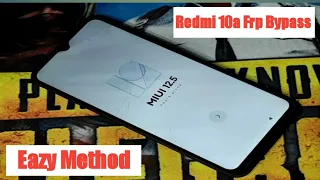 Redmi 10a Frp Bypass MIUI 12.5 | Redmi 220233L2I Frp Bypass  |Redmi 10a Not Signed in