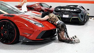 She Was SHOCKED To See How We Fixed It!! - Ferrari 488 Mansory [PART 3] (VIDEO #73)