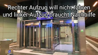 Großer Schindler Aufzug von Hannover Airport - Baujahr 1998 @HeritageElevators