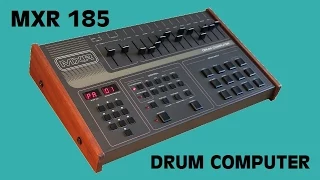 MXR 185 Vintage Drum Machine 1983 | HD DEMO | SAMPLE PACK