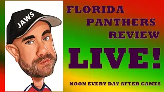 Florida Panthers Review Live - Game 3 Preview & NHL Playoff Wrap