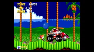 Sonic the Hedgehog 2 Sega Genesis Real Hardware 60fps Demonstration