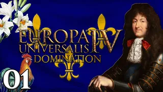 Let's Play Europa Universalis 4 IV Domination | EU4 France Gameplay Episode 1 | Hundred Years' War