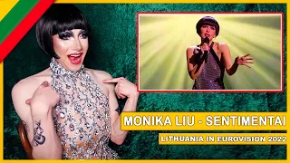 Monika Liu - Sentimentai - Lithuania 🇱🇹 | American Reacts to Eurovision 2022