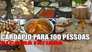 COMIDA PARA 100 PESSOAS ALCATRA AO MOLHO    RECEITAS DA ROSA