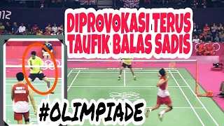 TAUFIK HIDAYAT NEKAT main Asian TrickShot vs European TrickShot di Olimpiade. Kelas Legendaris!