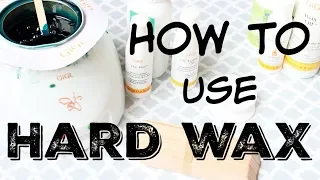 HOW I WAX AT HOME | How to Use Hard Wax | Step-by-Step Tutorial | Katie Marie