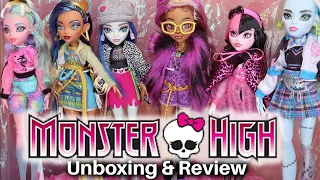 Monster High G3 Doll Unboxing & Review-Draculaura, Frankie Stein, Clawdeen, Cleo, Lagoona, Ghoulia