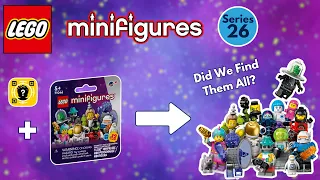 Hunting Down All 12 Series 26 LEGO Minifigures | Epic Unboxing!