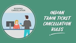 IRCTC Train Tickets Cancellation Rules | Cancellation Charges and Refund