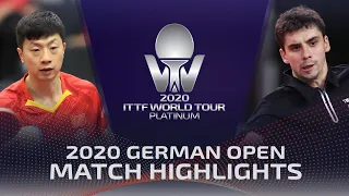 Jakub Dyjas/Cedric Nuytinck vs Ma Long/Lin Gaoyuan | 2020 ITTF German Open Highlights (1/2)