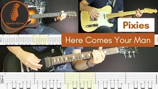 Here Comes Your Man - Pixies - Learn to Play! (Guitar Cover & Tab)