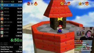 Simply reacts to NEW 120 Star WR speedrun by Weegee in 1:37:35