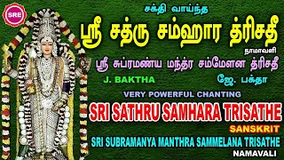 எதிர் வினைகளை செயல் இழக்கச் செய்யும் ஸ்ரீ சத்ரு சம்ஹார த்ரிசதீ  II  SRI SATRU SAMHARA TRISATHE II