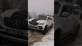 #mercedes #xclass #snow #extreme #offroad #short #shorts