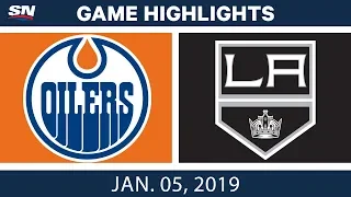 NHL Highlights | Oilers vs. Kings - Jan. 5, 2019