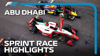 F2 Sprint Race Highlights | 2023 Abu Dhabi Grand Prix