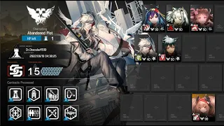 [Arknights] CC#7 Day 11 Abandoned Plot Risk 15(Max) 6 OP clear