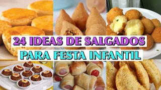 24 SALGADOS PARA FESTA INFANTIL QUE VÃO CONQUISTAR AS CRIANÇAS