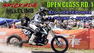 200 HP DIRT BIKES and MORE in the Brick Mine Open Class (Rd. 1)- RAW footage #motoclimb
