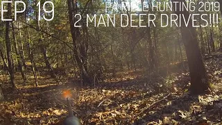 DROPPED IN ITS TRACKS!!! PA Rifle Hunting 2019 (2 Man Deer Drives) S. 1 Ep.19