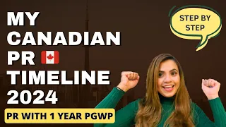 From Study to PR: My Canadian PR Timeline 2024 | BECAME PERMANENT RESIDENT IN CANADA WITH 1YEAR PGWP