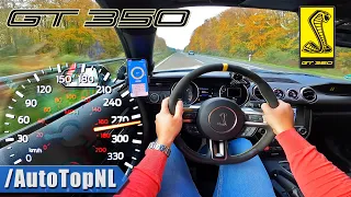 SHELBY GT350 | TOP SPEED on AUTOBAHN [NO SPEED LIMIT] by AutoTopNL