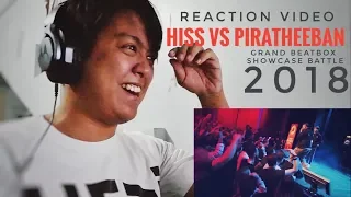 REACTION | HISS vs PIRATHEEBAN | Grand Beatbox SHOWCASE Battle 2018