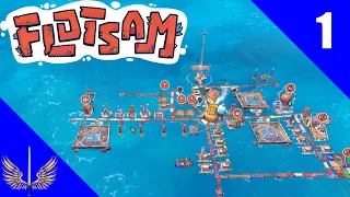 Flotsam Gameplay Showcase - Drifters Building the Floating City of Recycleton - Episode 1