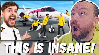 THIS IS INSANE! MrBeast Last To Take Hand Off Jet, Keeps It! (FIRST REACTION!)