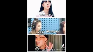 Minnie vs jisoo vs jungkook whistling 💜✨ #kpop #minnie #jisoo #jungkook #bts #blackpink #gidle #jk