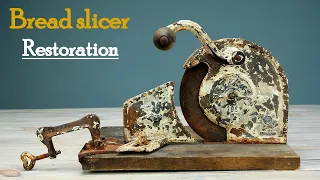 Restoration of old German bread cutter