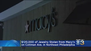 Police Looking For Suspect In Jewelry Theft From Macy's In Northeast Philadelphia