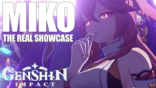 GOD MODE MIKO! That Passive Damage! (Genshin Impact)