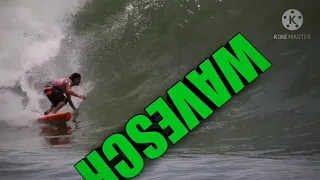 SURFING IN QUEPOS COSTA RICA 2020