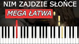 Nim Zajdzie Słońce MEGA ŁATWA - Smolasty & Doda | Piano Tutorial