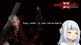 "Easy mode is now selectable": Gawr Gura unlocks Easy Mode in Devil May Cry 3