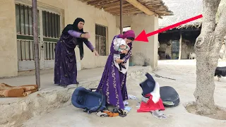 "Maryam and her baby thrown out of the house by the mother-in-law"