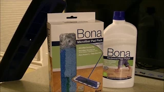 Bona Mop and polish review and demo before and after