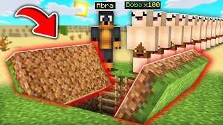 SPĘDZIŁEM z BOBO CAŁE 3 DNI aby NAGRAĆ TEN FILM… i ZROBIĆ ARMIĘ na WOJNĘ w Minecraft! 😱