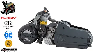 FLYGUYtoys McFarlane Toys DC Multiverse Batman Curse of the White Knight Batcycle Review